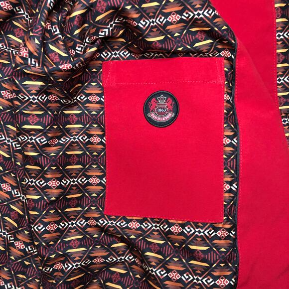 Pendleton Jacket – Red Softshell with Aztec Southwestern Lining (XL) - Picture 7 of 11